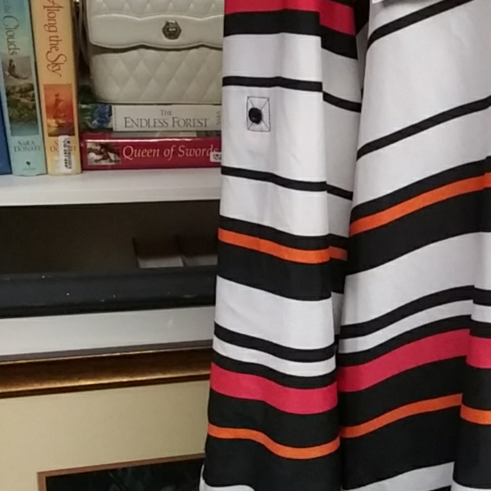 Calvin Klein Striped Blouse Size XL - Picture 2 of 7